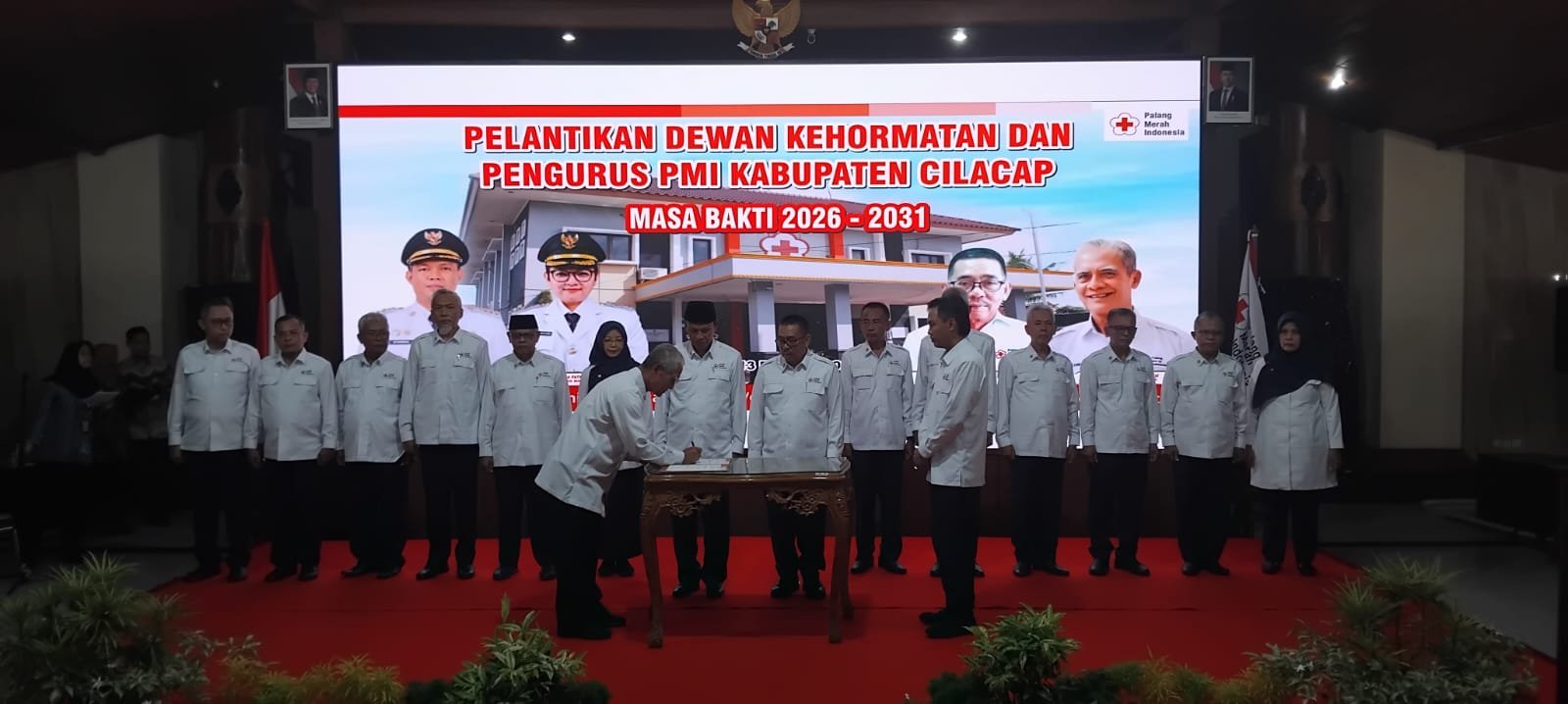Farid Ma’ruf Kembali Pimpin PMI Cilacap, Dewan Kehormatan dan Pengurus Masa Bakti 2026–2031 Resmi Dilantik