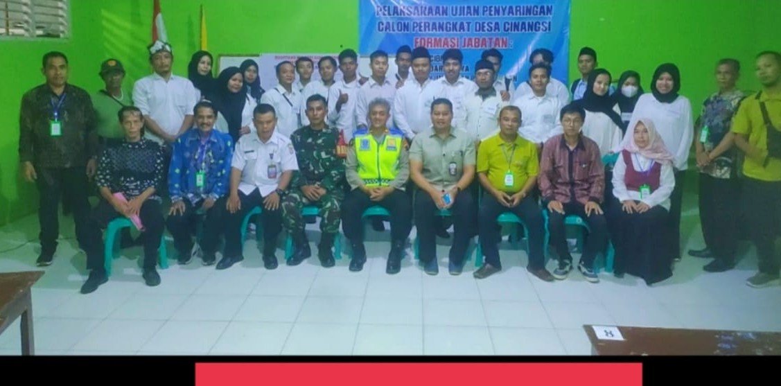 Pemdes Cinangsi Gelar Seleksi Perangkat Desa, Inilah Daftar Peserta dengan Nilai Tertinggi